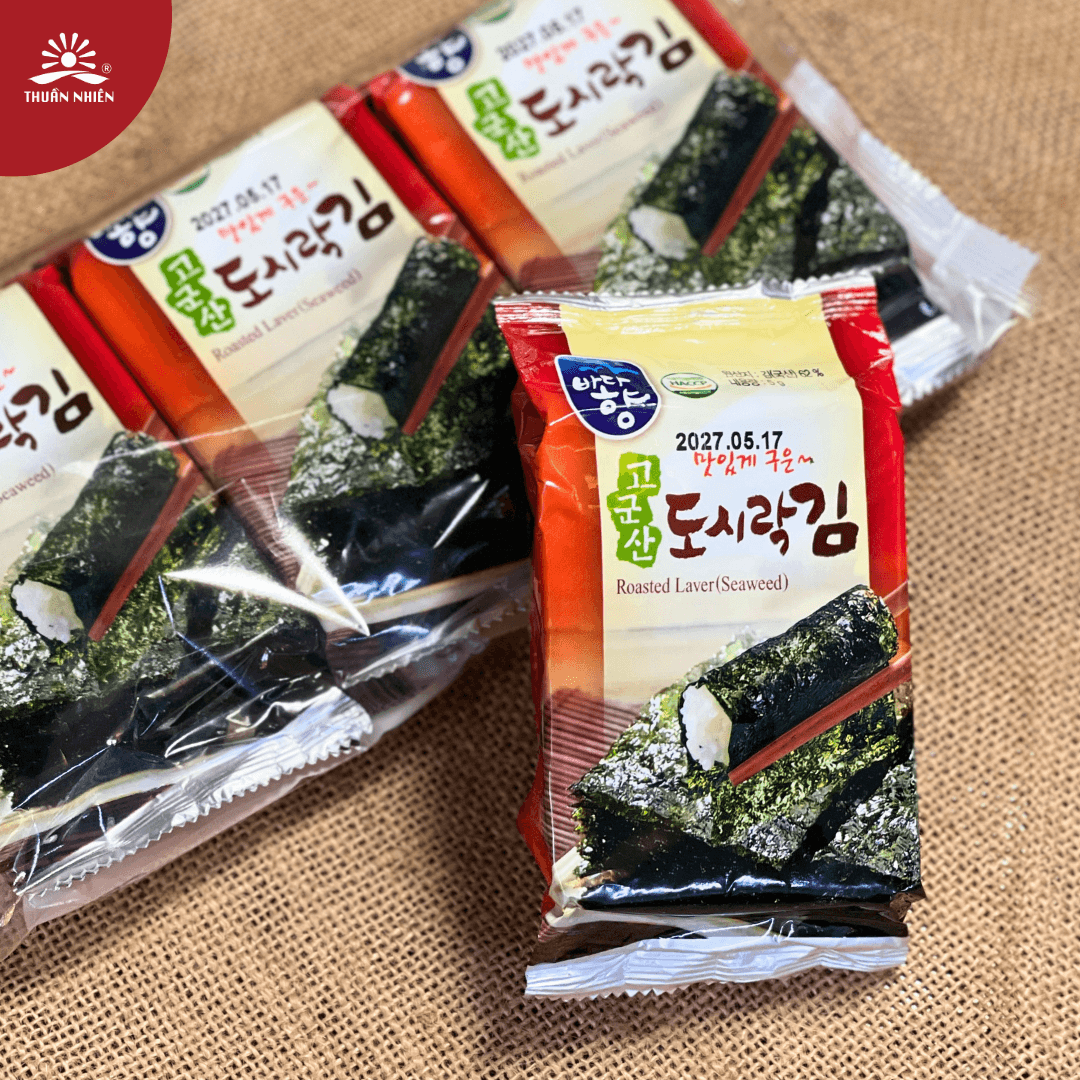 Rong biển nướng (Lốc 3 gói)