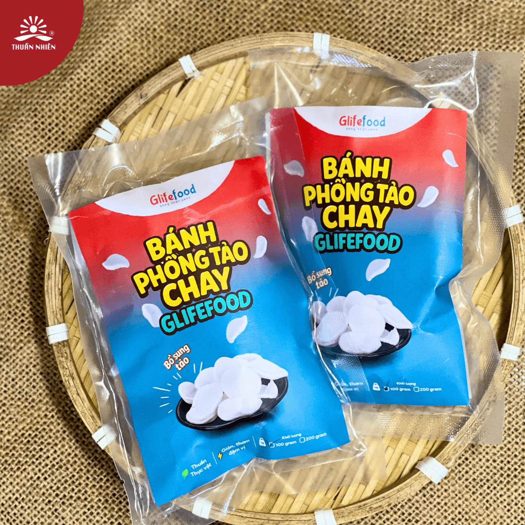 GLIFEFOOD Bánh Phồng Tảo 100g